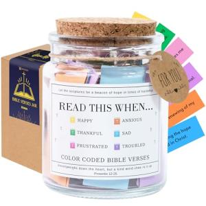 Bible Verses Jar for Daily Encouragement Gifts