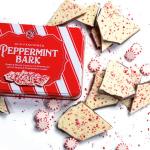 Holiday Chocolate Peppermint Bark Gift Tin