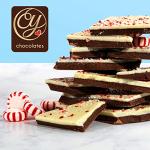 Holiday Chocolate Peppermint Bark Gift Tin