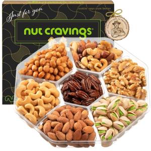 Delicious Nuts Gift Basket - 7 Piece Set
