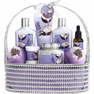 Lavender Coconut Spa Gift Basket for Her