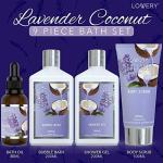 Lavender Coconut Spa Gift Basket for Her