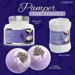 Lavender Coconut Spa Gift Basket for Her