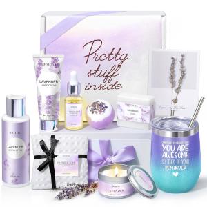 Spa Gift Basket for Women - Lavender Relaxation