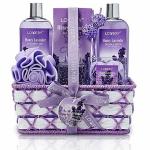 Honey Lavender Spa Gift Basket for Women