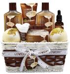 Christmas Coconut Gift Basket for Women - 9 Pieces