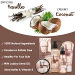Aqua Elegante Spa Basket - Coconut & Vanilla Set