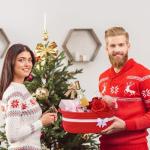 Red 12" Empty Gift Basket with Bow