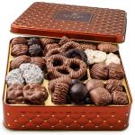 Decadent Chocolate Gift Basket and Treats Platter