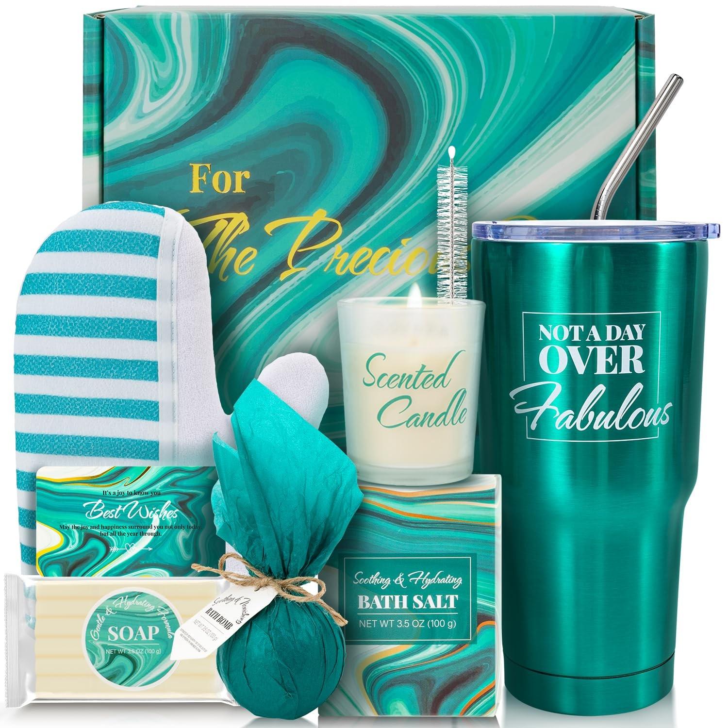 Relaxing Bath Gift Set for Women - 8 Pieces