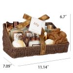 Coconut Vanilla Bath and Body Gift Basket
