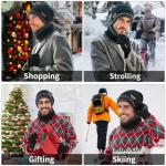 Cozy Winter Knit Hat, Scarf & Glove Set