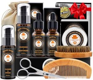 Beard Care Gift Basket for Men with Essentials