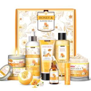 Pampering Almond Milk & Honey Spa Gift Basket