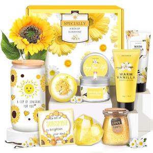 Warm Vanilla Self-Care Gift Basket for Her