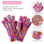 Girls Winter Hat, Gloves, Scarf Set for Kids