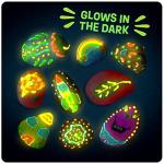 Glow-in-the-Dark Kids Rock Painting Kit