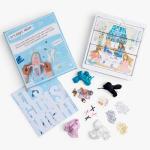 Loveté DIY Sneaker Styling Kit for Girls – Shoe Decorating Craft Set for 4 – Includes Charms, Laces & Stickers – Fun Gift for Sleepovers, Parties, Birthdays – Kids Ages 6+