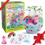 Creativity for Kids Mini Garden: Magical Unicorn Terrarium Kit - Unicorn Gifts for Girls, Kids Craft and Toy, Unique Holiday Stocking Stuffers (Ages 6+)