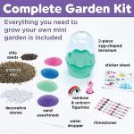 Creativity for Kids Mini Garden: Magical Unicorn Terrarium Kit - Unicorn Gifts for Girls, Kids Craft and Toy, Unique Holiday Stocking Stuffers (Ages 6+)