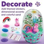 Creativity for Kids Mini Garden: Magical Unicorn Terrarium Kit - Unicorn Gifts for Girls, Kids Craft and Toy, Unique Holiday Stocking Stuffers (Ages 6+)