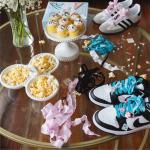 Loveté DIY Sneaker Styling Kit for Girls – Shoe Decorating Craft Set for 4 – Includes Charms, Laces & Stickers – Fun Gift for Sleepovers, Parties, Birthdays – Kids Ages 6+