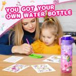 BOOH Gifts for Girls 4-12, Decorate Your Own Water Bottle Kits for Girls, Unicorn Diamond Painting Toys & Friendship Bracelet Kit, Fun Arts Crafts for Kids Ages 4-6-8-10, Birthday Gifts Toys for Kids