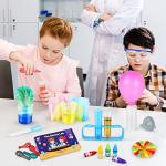 Science Kit for Kids,80 Science Lab Experiments,Scientist Costume Role Play STEM Educational Learning Scientific Tools,Birthday Gifts and Toys for 6 7 8 9 Years Old Boys Girls Kids