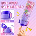 BOOH Gifts for Girls 4-12, Decorate Your Own Water Bottle Kits for Girls, Unicorn Diamond Painting Toys & Friendship Bracelet Kit, Fun Arts Crafts for Kids Ages 4-6-8-10, Birthday Gifts Toys for Kids