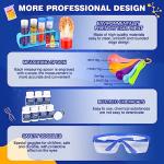 Science Kit for Kids,80 Science Lab Experiments,Scientist Costume Role Play STEM Educational Learning Scientific Tools,Birthday Gifts and Toys for 6 7 8 9 Years Old Boys Girls Kids