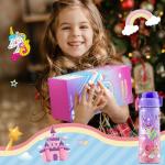 BOOH Gifts for Girls 4-12, Decorate Your Own Water Bottle Kits for Girls, Unicorn Diamond Painting Toys & Friendship Bracelet Kit, Fun Arts Crafts for Kids Ages 4-6-8-10, Birthday Gifts Toys for Kids