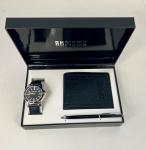 Men's 3-Piece Gift Set - Watch, Wallet and Pen with gift box