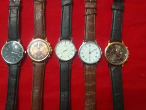 Men's Men Wrist Watches Set Of 5 Watch Fashion Quartz Gift Mens