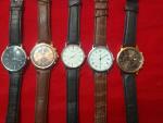 Men's Men Wrist Watches Set Of 5 Watch Fashion Quartz Gift Mens