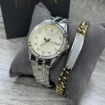 NEW✅ GIFT SET✅ Bulova Crystal Two-Tone Men's Steel Watch 98K106 $695