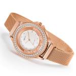 Gifts for Women Jewelry Sets, 4 Pieces Rose Gold Women's Watch Necklace Earring Bracelet Birthday Gifts for Women's Jewelry Sets for Women Gift for Wife Girlfriend Her Birthday Gift for Mom Mother