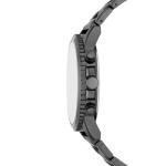 Folio Men's Gunmetal Gray Watch, Bracelet and Necklace Gift Set (Model: FMDFL6045)