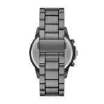 Folio Men's Gunmetal Gray Watch, Bracelet and Necklace Gift Set (Model: FMDFL6045)