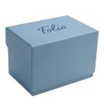 Folio Men's Gunmetal Gray Watch, Bracelet and Necklace Gift Set (Model: FMDFL6045)