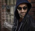 BSTcentelha Mens Gift Set,Mens Artificial Leather Watch Belt Keychain Sunglasses Gifts Set, Father's Day Valentine's Day Present (Senior)