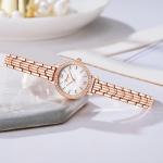 Elegant Women'S Bracelet Watch Set with Stainless Steel Strap Watch Gift