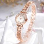 Elegant Women'S Bracelet Watch Set with Stainless Steel Strap Watch Gift
