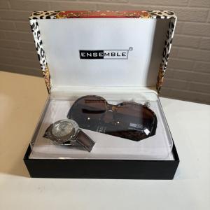 Ensemble Gift Set: Women's Watch, Sunglasses & Earrings - Fashion Accessories