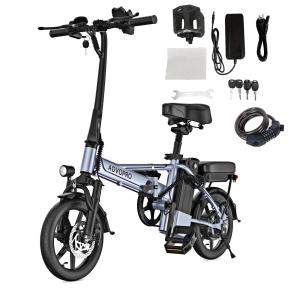 AOVOPRO EB60 Adult Ebike 500W Foldable 48V 10.5AH Electric Bicycle 22MPH 28Miles