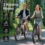 Electric Mountain Bike Peak 1500W 48V 26" City Bike 45 Miles EBikes Adults Teens