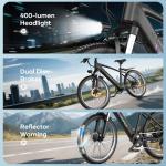 Electric Mountain Bike Peak 1500W 48V 26" City Bike 45 Miles EBikes Adults Teens