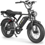 Peak 1500W Electric Off-Road Bike 20-Inch Full Suspension E-Motorcycle 48V 18Ah