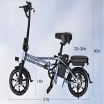 AOVOPRO EB60 Adult Ebike 500W Foldable 48V 10.5AH Electric Bicycle 22MPH 28Miles