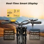 NEW 20" FAT TIRE ADULTS ELECTRIC BIKE 1500W 33MPH 48V 15.6AH MOUNTAIN EBIKE US