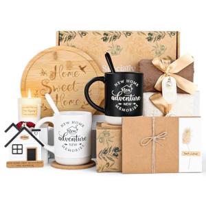 YHRJWN 13 Pcs House Warming Gifts New Home, Housewarming Gifts New Home, Closing Tokens for House Buyers, House Warming Gift for Women Men Friends, Housewarming Gift Box